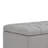 Sienna 33"W Upholstered Linen-Look Fabric Transitional Rectangular Storage Ottoman Bench with Tufted Styling-1287924480