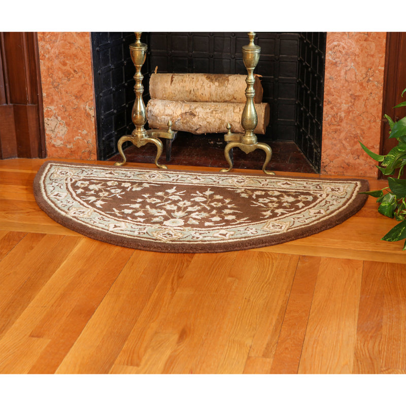 Rupesh Hand Tufted Wool Oriental Indoor Rug, 22" H x 44" W x 0.5" D