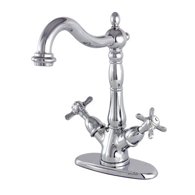 Kingston Brass Essex Two-Handle 1-or-3 Hole Deck Mount Vessel Faucet