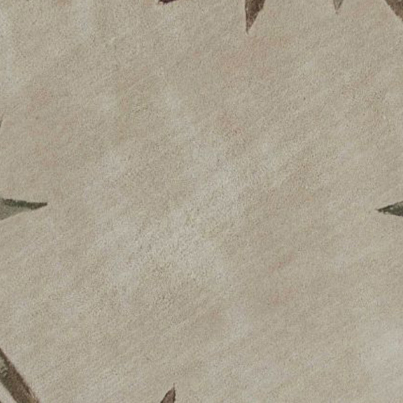 Tapis ivoire en laine touffeté à la main Murray, Rectangle 7 pi 9 po x 9 pi 6 po, Ivoire ivoire