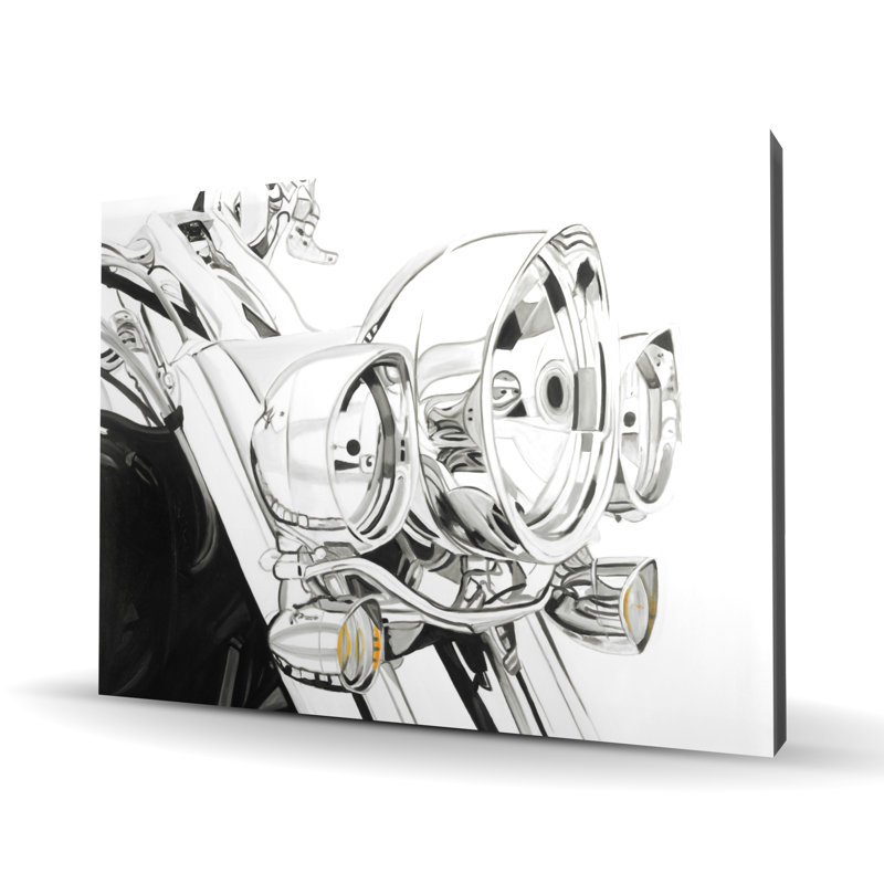 Motocyclette légère - Toile rétro pour motards