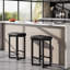 Counter Stool with Metal Frame-30985501-30985503