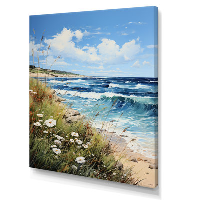 «Flower Coastal Nostalgia» sur impression sur toile