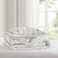 Ensembles de literie en microfibre douce pour lit simple TG, broderie arc moderne