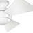Sola 34" Matte White LED Ceiling Fan-773059949-773059948
