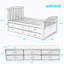 Lit plateforme simple avec rangement-90637498