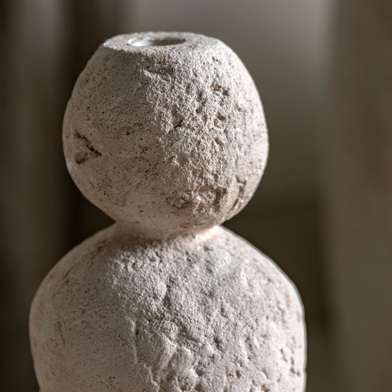 Ceramic Pebble Candle Holder
