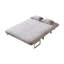 Fauteuil convertible moderne gris clair 55 po Modern Sofavelvet, canapé-lit à trois volets avec dossier et coussin réglables, canapé-lit de loisirs avec structure en acier robuste pour la maison et le bureau, canapé-lit Comtable-120090052-122587449