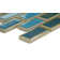 Afloat™ 11" x 12" Porcelain Mosaic Sheet in Teal