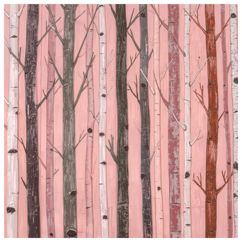 Housses de couette hautes bouleaux, Lit simple