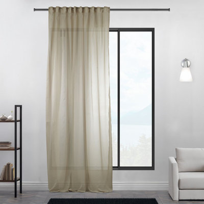 Sheer Single Curtain Panel