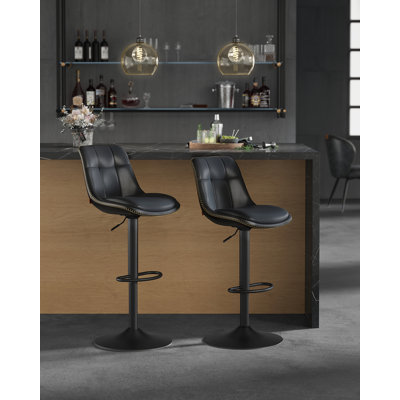  Height Adjustable Swivel Kitchen Stools