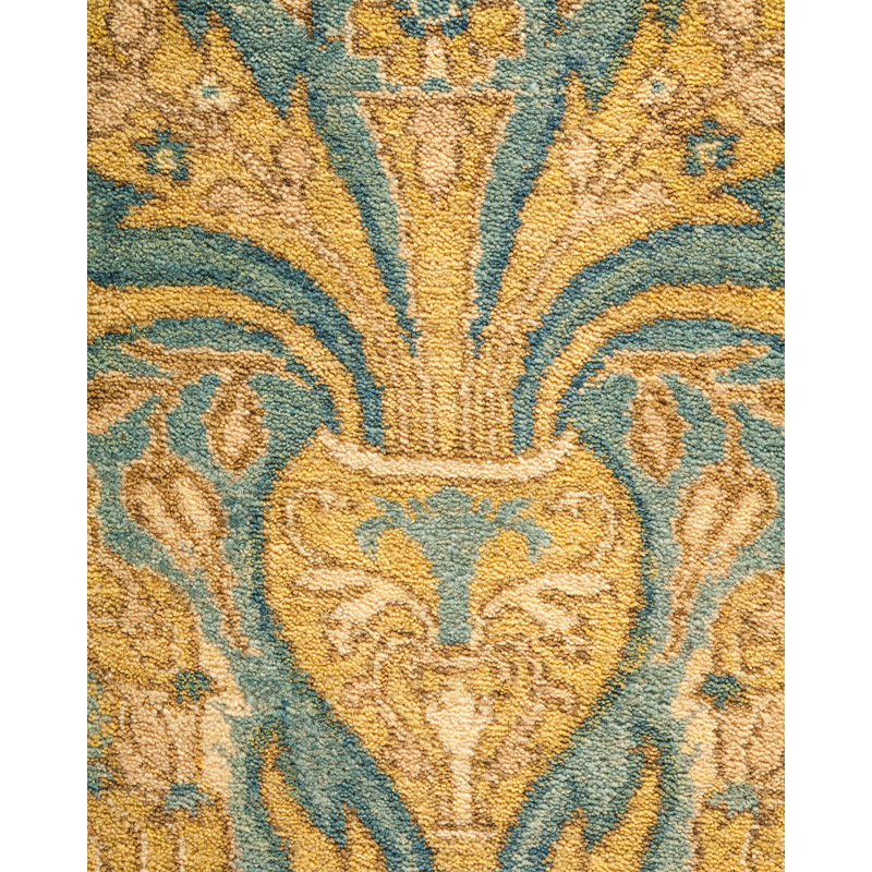 Classic One-of-a-Kind 9' 2" X 12' 6" Hand Knotted Area Rug