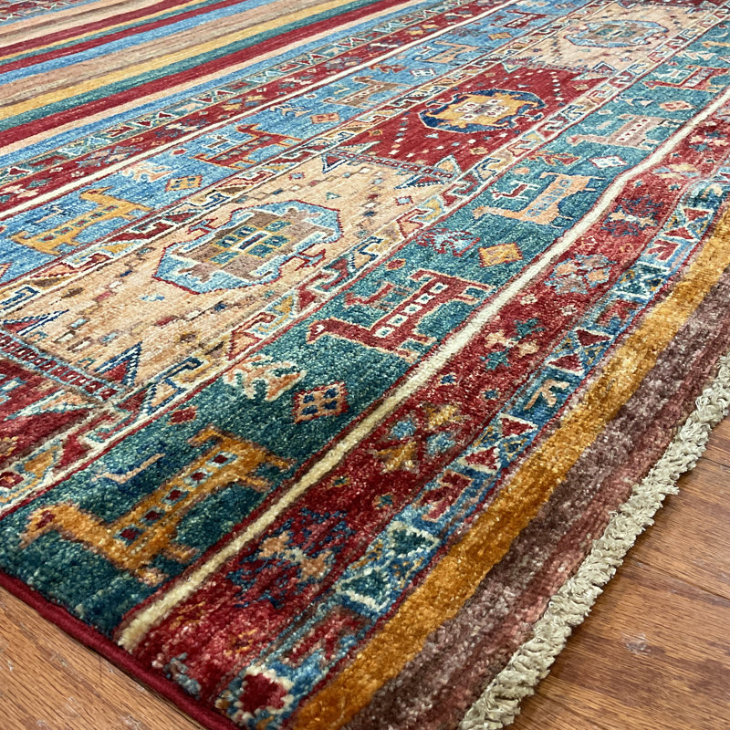 Abrah Wool Ikat Indoor Rug