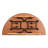 Wofford 60" Half-Round Wooden Folding Event Table
