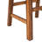 Counter Height Dining Stools - Rustic , Small Area Centered, Walnut  2 Rustic, Fits Places