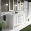 Ensemble de meuble-lavabo de salle de bain double 62 po en popeline™-30054049-30054163-38643614
