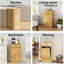 Armoire de recyclage des ordures avec tiroir dissimulé texturé-118326583-118326580