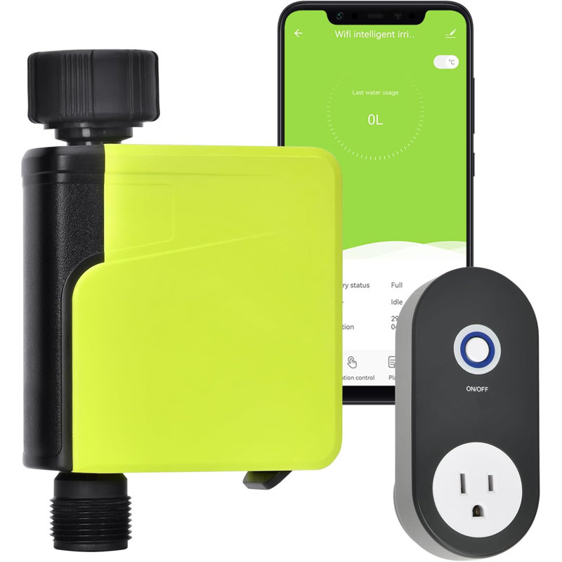 Lawn Sprinkler Controller Irrigation System Valve Timer With Hub