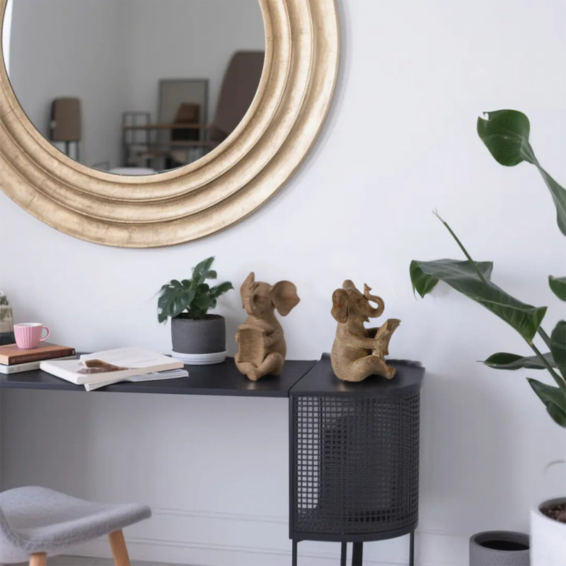 Elephant Bookend Set - Set Of 2