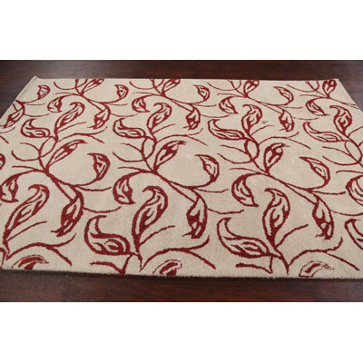 Wool Floral Indoor Rug