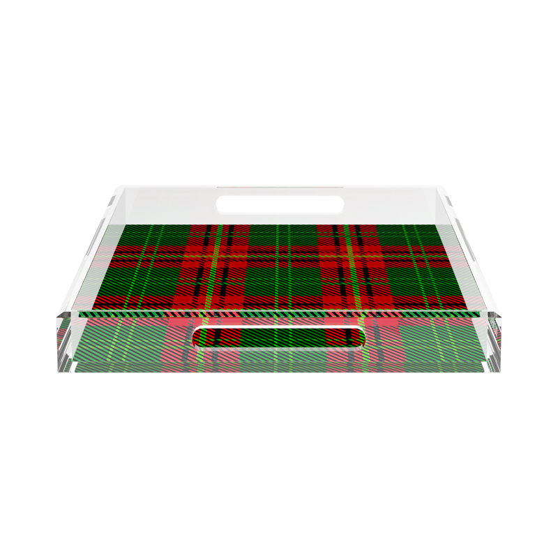 Acrylic Decorative Tray, 22.5"W x 14.5"D x 2"H