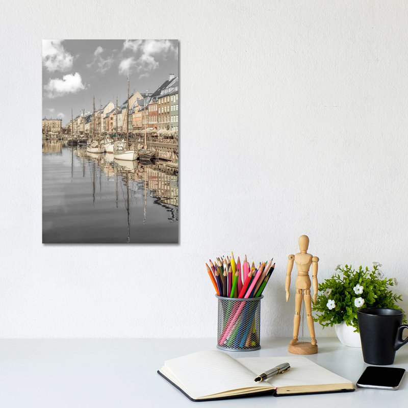 Impression vintage de Copenhague - impression d'art mural