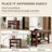 Walnut Finish Solid Wood Shoe Storage Bench-516181233-516181235
