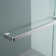 48'' W x 76'' H Bypass Semi-Frameless Shower Door with Clear Glass