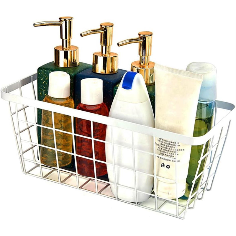 White Hanging Kitchen Basket
