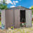 7 ft. W X 7 ft. D Galvanized Steel Storage Shed