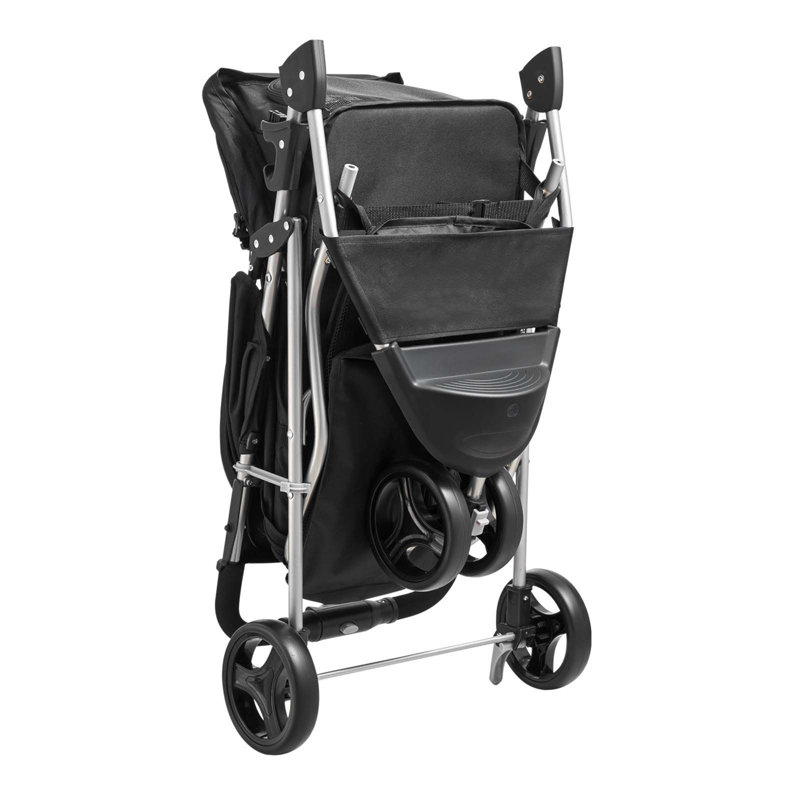 Poussette pour chien pliable pour animaux 3 roues avec frein jusqu'à 35 lb