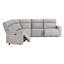 Canapé modulaire inclinable électrique 5 pièces Phillipsburg