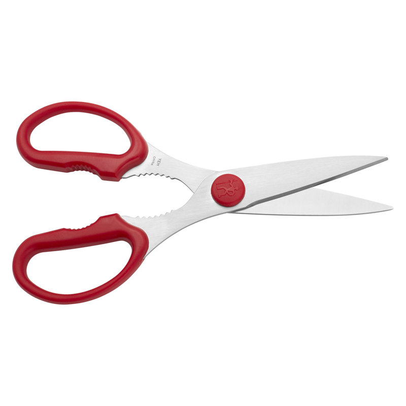 Henckels Carbon Steel Kitchen Shears -, Red