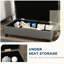 Pet Couch For Small Dogs - Elevated, Grey Cushion With Storage Box Dog Hidden And Soft & Medium-1170111218