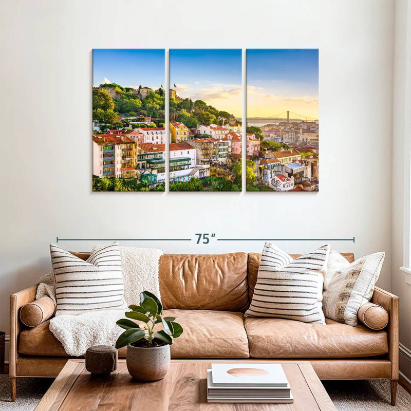 Rorry Lisbon Skyline, 36" H x 57" W
