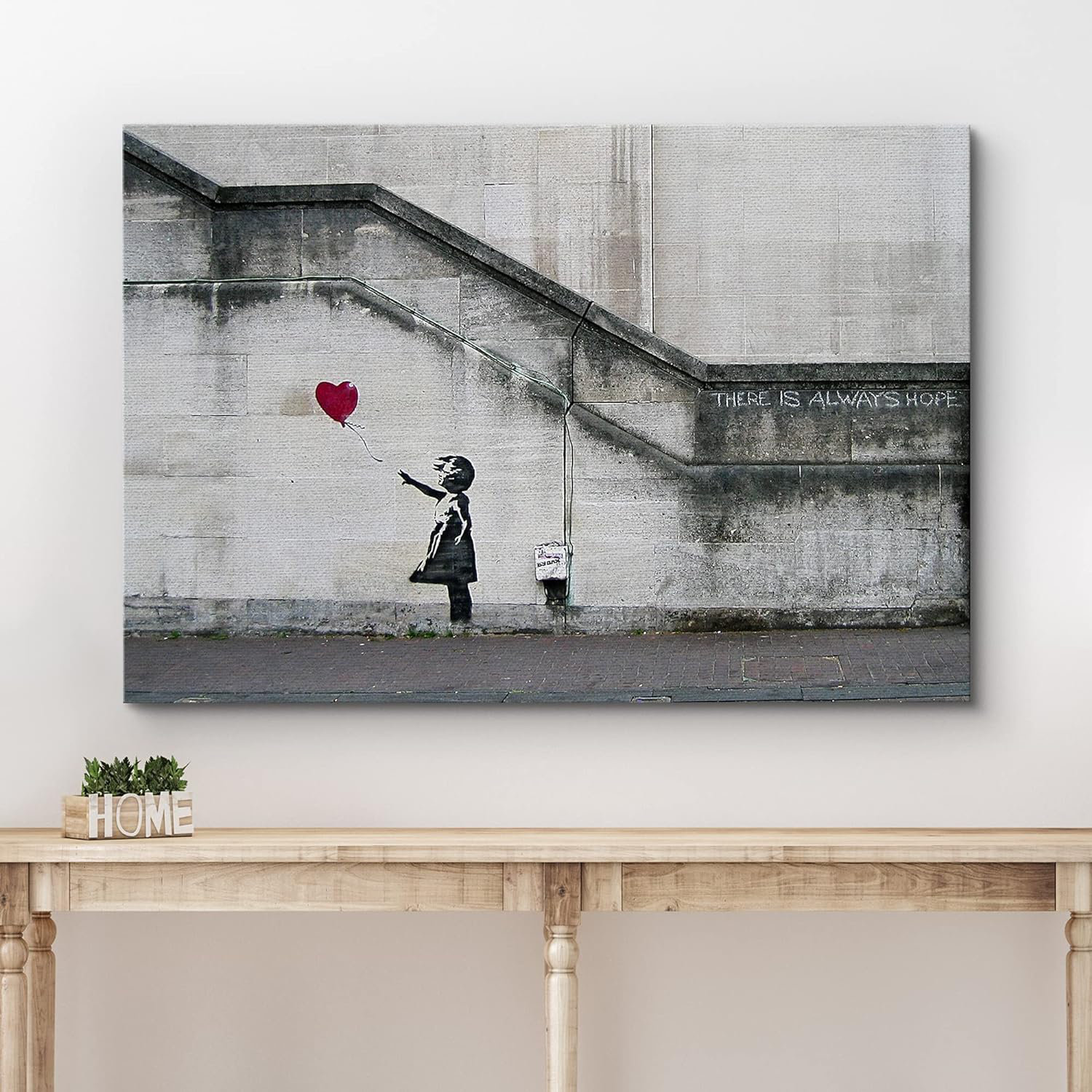 Banksy There is Always Hope Canvas Print or Poster