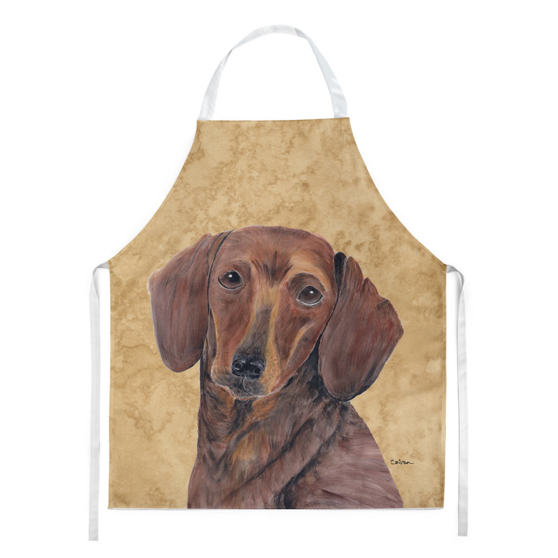 Tablier teckel, Beige / Brun