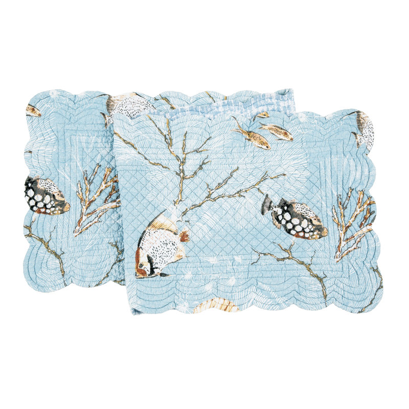 Meraki Island Quilted Reversible Table Runner