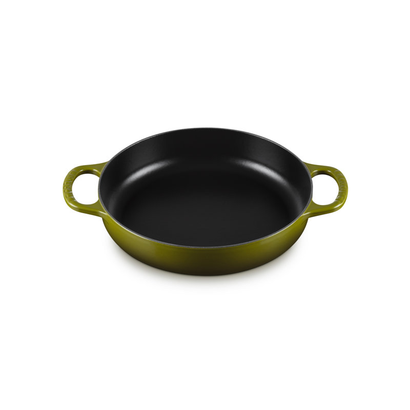 Signature Enameled Cast Iron 11" Everyday Pan, Olive