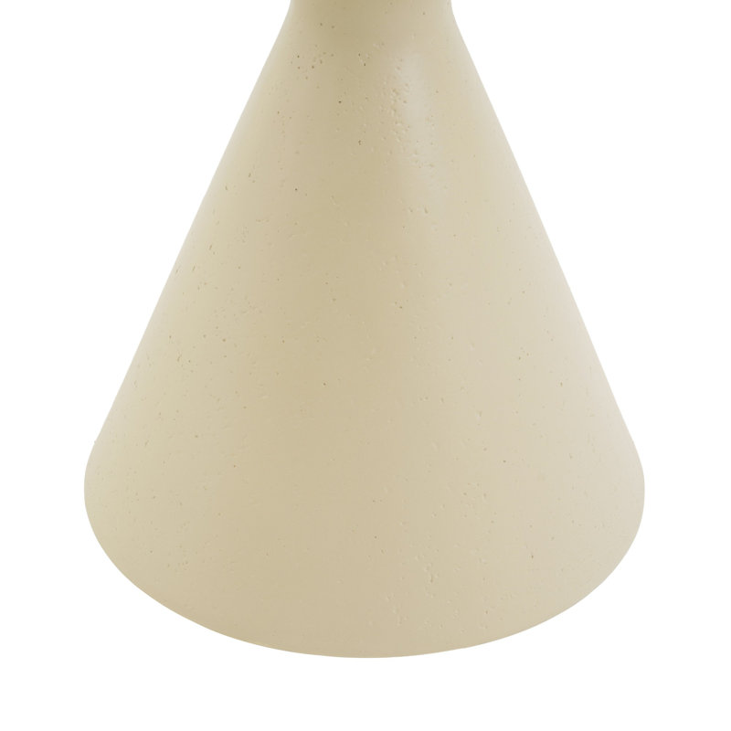 Support à piédestal moderne pour l'intérieur et l'extérieur MgO, 22.3"