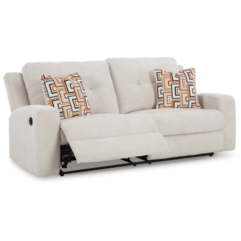 Senora Reclining Sofa, White