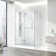 Monteray 48" W x 32" D x 79" H Hinged Frameless Shower Enclosure with 3/8  Clear Glass & Base