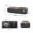 Bujar Rectangle Concrete Propane Smokeless Fire Pit
