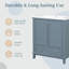 Multi-Functional Bathroom Vanity With Sink Combo – Elegant Cabinet Featuring Solid Frame, Durable MDF, And Smooth Ceramic Sink For Stylish Storage Solutions-109712623-109712621