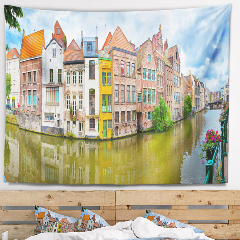 Photographie gand belgique tapisserie de paysage, H 32 po x l 39 po