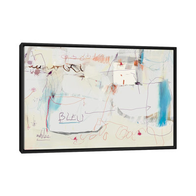 Bleu Is Blue - Framed Wall Art Print