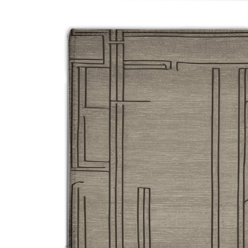 Tapis gris intérieur et extérieur