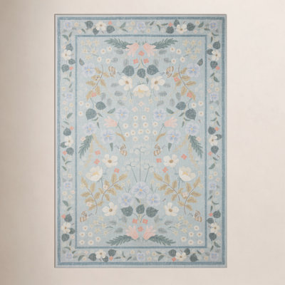 Rifle Paper Co. x Loloi Sky Floral Rug