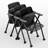 Niaja Foldable Training Chair Nesting BIFMA-Certified Chairs Stackable